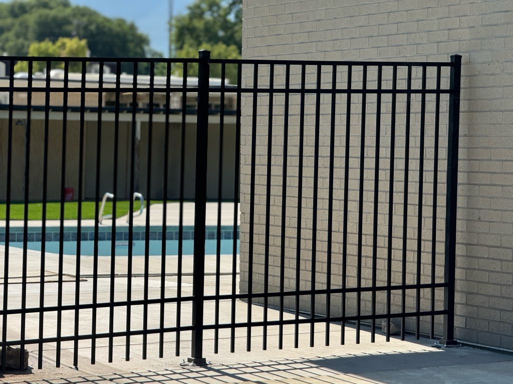 Aluminum pool fence installed in Millcreek, UT