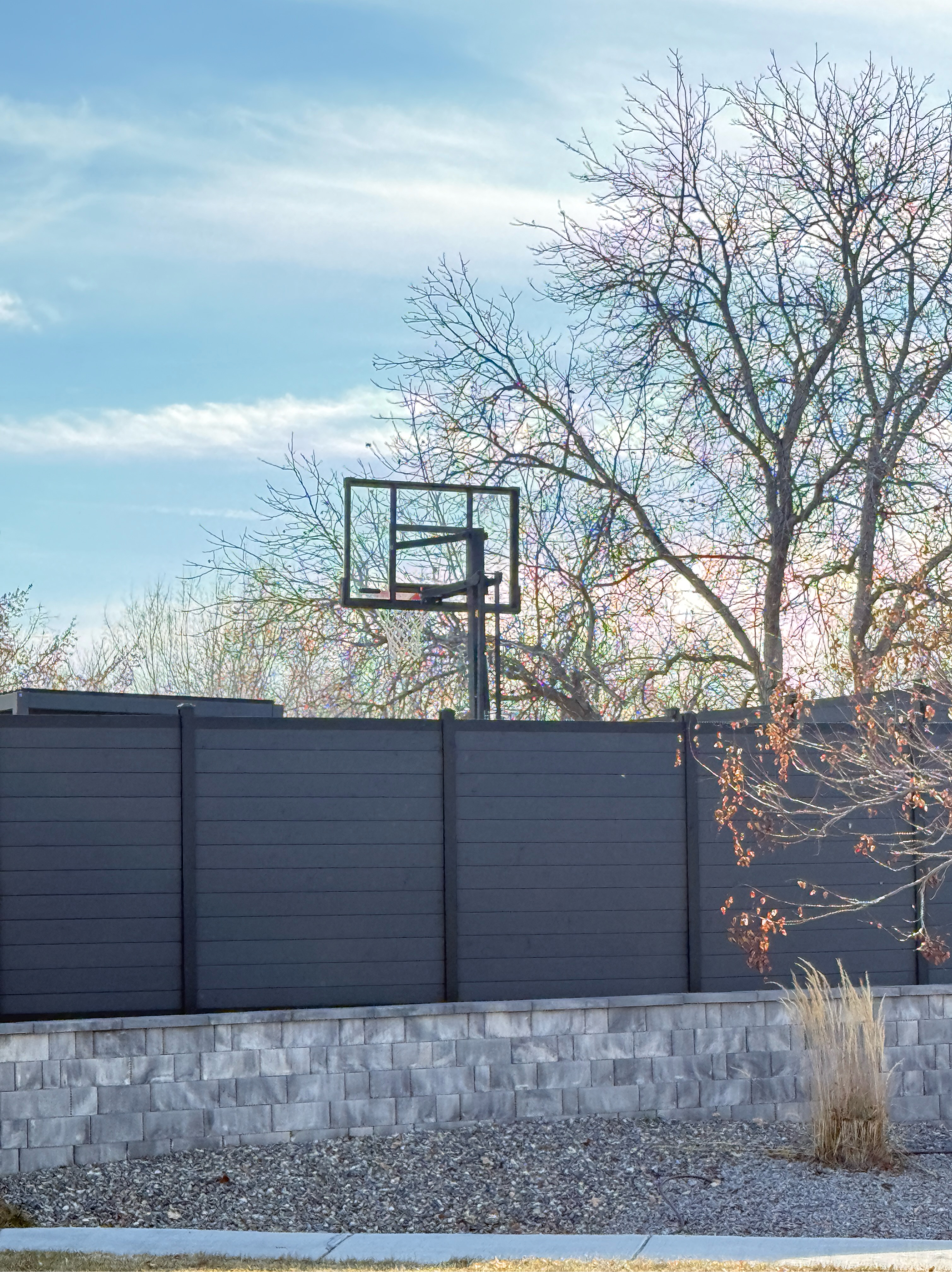 Avimore Elite horizontal fencing installed in Orem, Utah